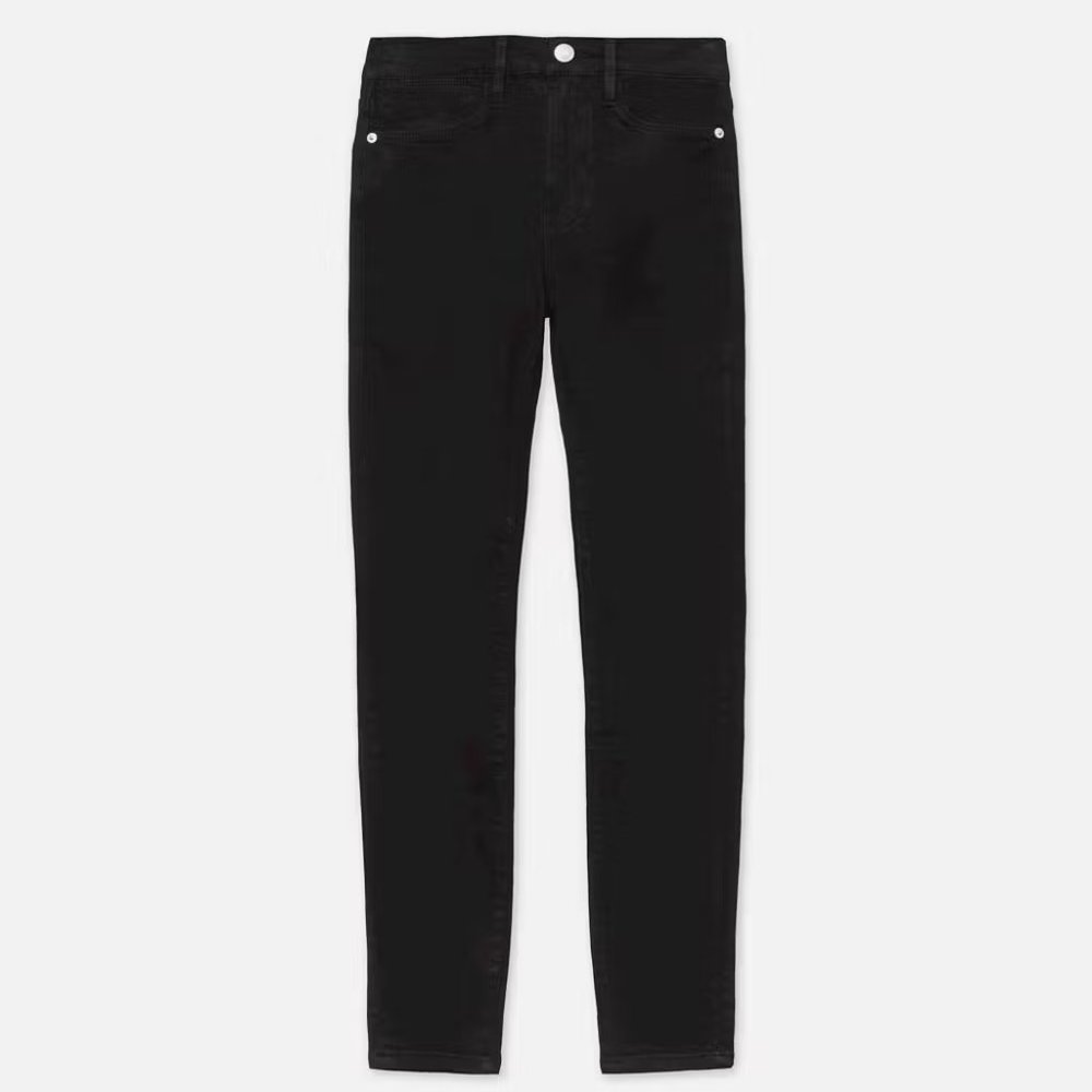 FRAME Le High Skinny Jeans - Black - Size 28